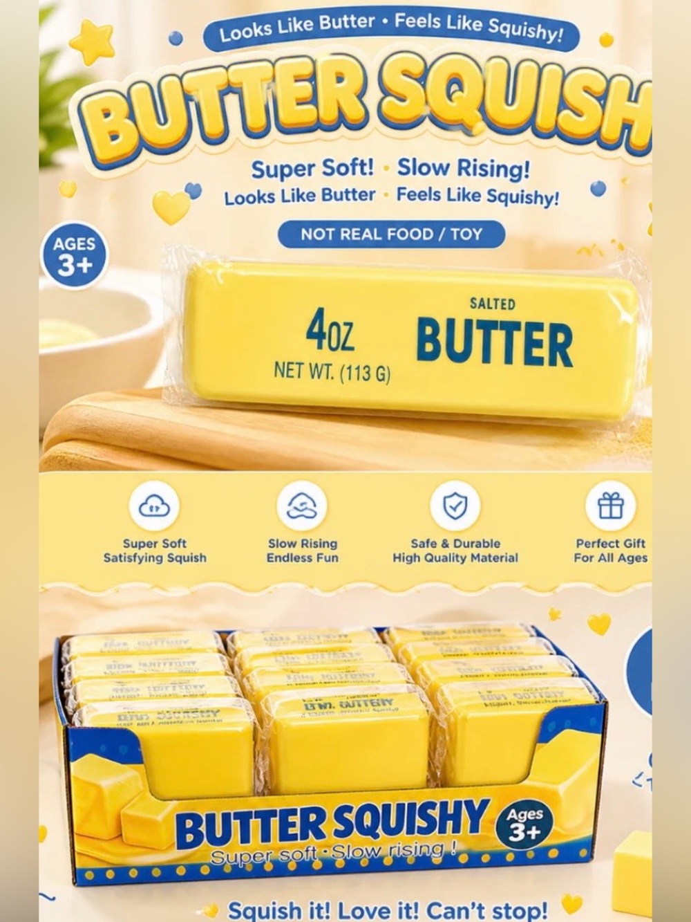Viral 4oz Squishy Butter
